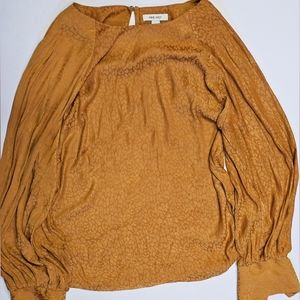 Nine west yellow blouse womens medium